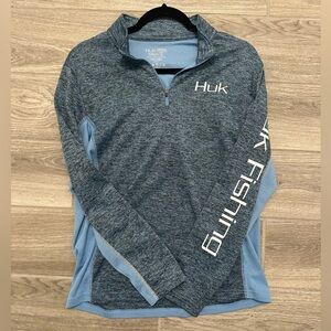 Men’s Small Huk Fishing 1/4 Zip